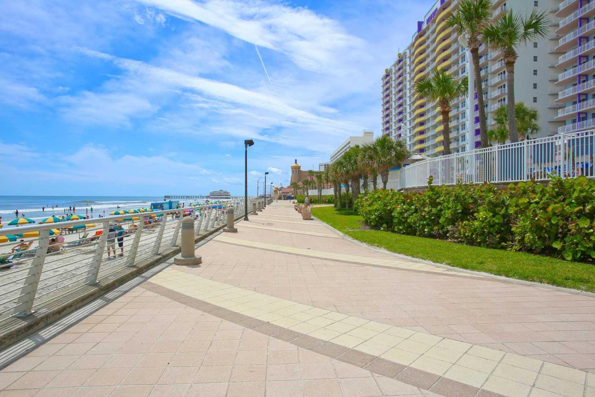 Luxury 2Br Dbl Balcony Direct Ocean Wyndham Resort Daytona Beach Bagian luar foto