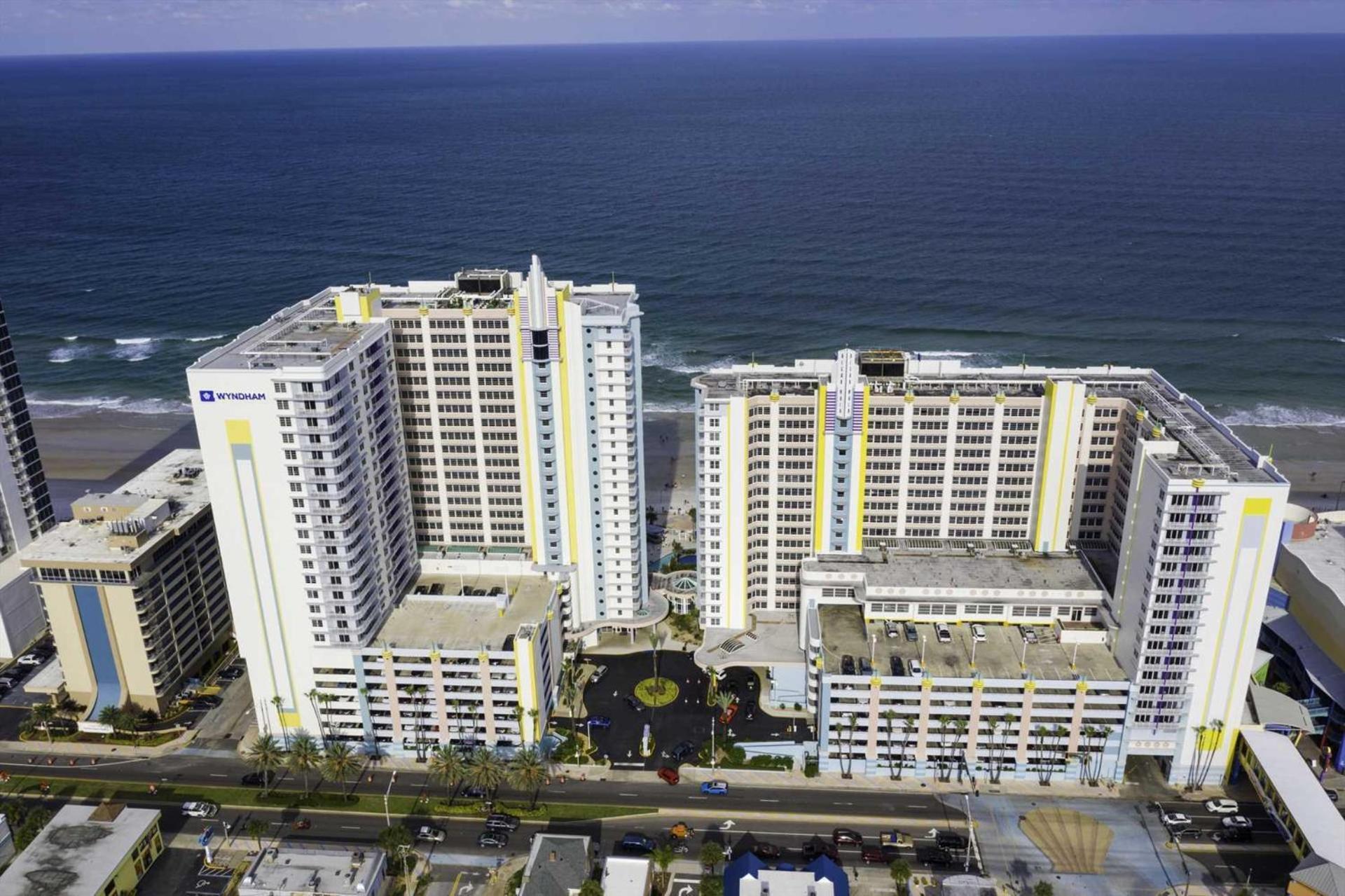 Luxury 2Br Dbl Balcony Direct Ocean Wyndham Resort Daytona Beach Bagian luar foto