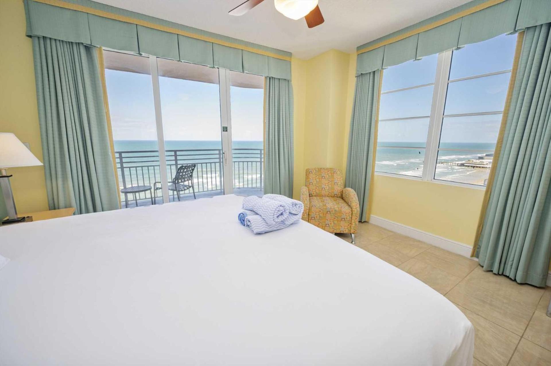 Luxury 2Br Dbl Balcony Direct Ocean Wyndham Resort Daytona Beach Bagian luar foto